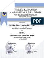 AKPER Kesdam VI-Tanjungpura (Ahmad Rasyid Ridha Ramadhan, S.K.M., M.Kes.)