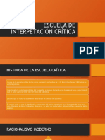 Escuela de Interpetación Crítica