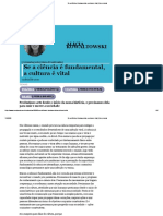 Se A Ciência É Fundamental, A Cultura É Vital - Nexo Jornal