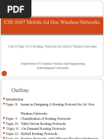 Adhoc Routing protocols