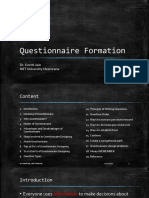 Lecture 8 RM (Questionnaire Formation)