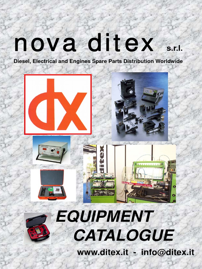 Common Rail Test Equipment Catalogue | PDF | Fuel Injection | Machines
