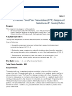 Eportfolio PPT Guidelines and Rubric