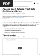 Apache Spark Tutorial (Fast Data Architecture Series) - DZone Big Data