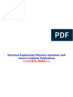 Electrical Engineering Objective Questions and Answers Galgotia Publications