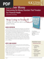 Mind Over Money Summary PDF