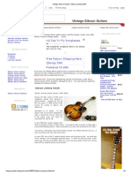 Vintage Gibson Guitars Gibson Johnny Smith - Price List