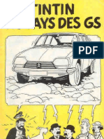 Tintin - Parodie - N Amp Amp B - Tintin Au Pays Des GS Pub Citroen