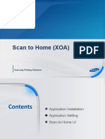 Scan To Home (XOA) : Samsung Printing Solutions