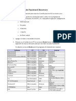 Procedimiento de Password Recovery v2