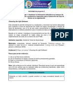 Evidencia 5 Mapa Conceptual Choosing The Right Software PDF