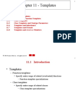 Chapter 11 - Templates: 2003 Prentice Hall, Inc. All Rights Reserved