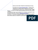 Istruzioni Legalizzazione Atti Di Stato Civile PDF