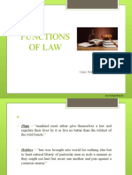 FUNCTIONS & Classification OF LAW 13.7.18