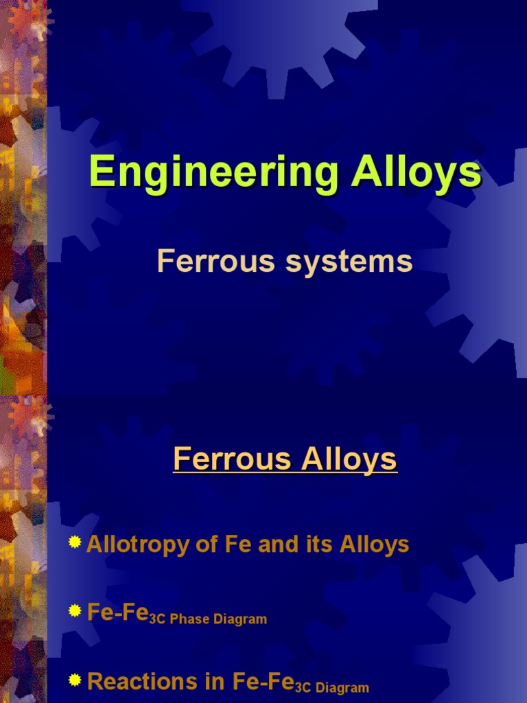 Ferrous Alloys and Their Structures | PDF | Cast Iron | Steel
