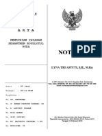 Akta Pendirian Yayasan Roudlotul Huda PDF
