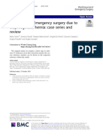 Correction To: Emergency Surgery Due To Diaphragmatic Hernia: Case Series and Review