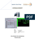 Download Makalah Komputer Tentang Spreadsheet by Arif Z SN47005613 doc pdf