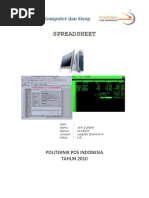 Download Makalah Komputer Tentang Spreadsheet by Arif Z SN47005613 doc pdf