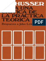 Louis Althusser - para Una Crítica de La Práctica Teórica PDF