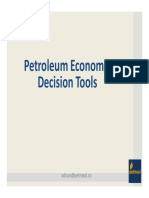 Petroleum Economic Decision Tools