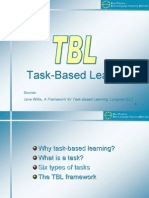Task-Based Learning: Source: Jane Willis, Longman ELT