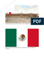 His8 07und02 Fotografia Do Palacio Nacional Do Mexico e Quadro Informativo Para Uso Na Contextualizacao