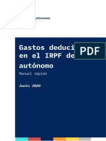 Guía de gastos deducibles en el IRPF del autónomo