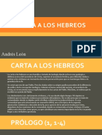 Carta Hebreos: Sacerdocio Cristo