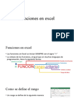 Funciones Excel
