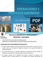 Practicas N° 4 Estequiometria Operaciones y Procesos Unitarios