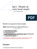 Modelo de Regresion Lineal Simple