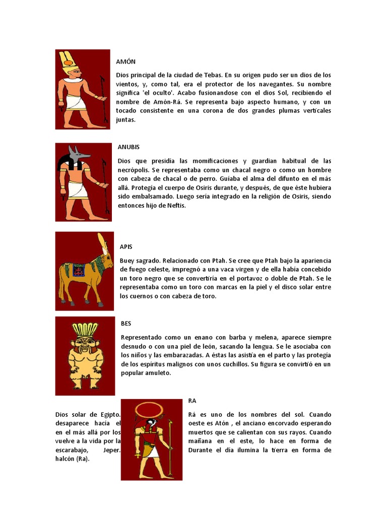 S] Dioses y divinidades del Antiguo Egipto y Mesopotamia | PDF | Osiris ...