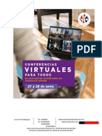 Conferencias virtuales ECAF nutrición fuerza adultos