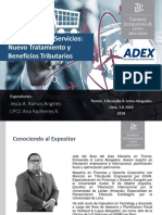 2018-08-01  ADEX - Exportación de Servicios en el IGV - Cambios al régimen