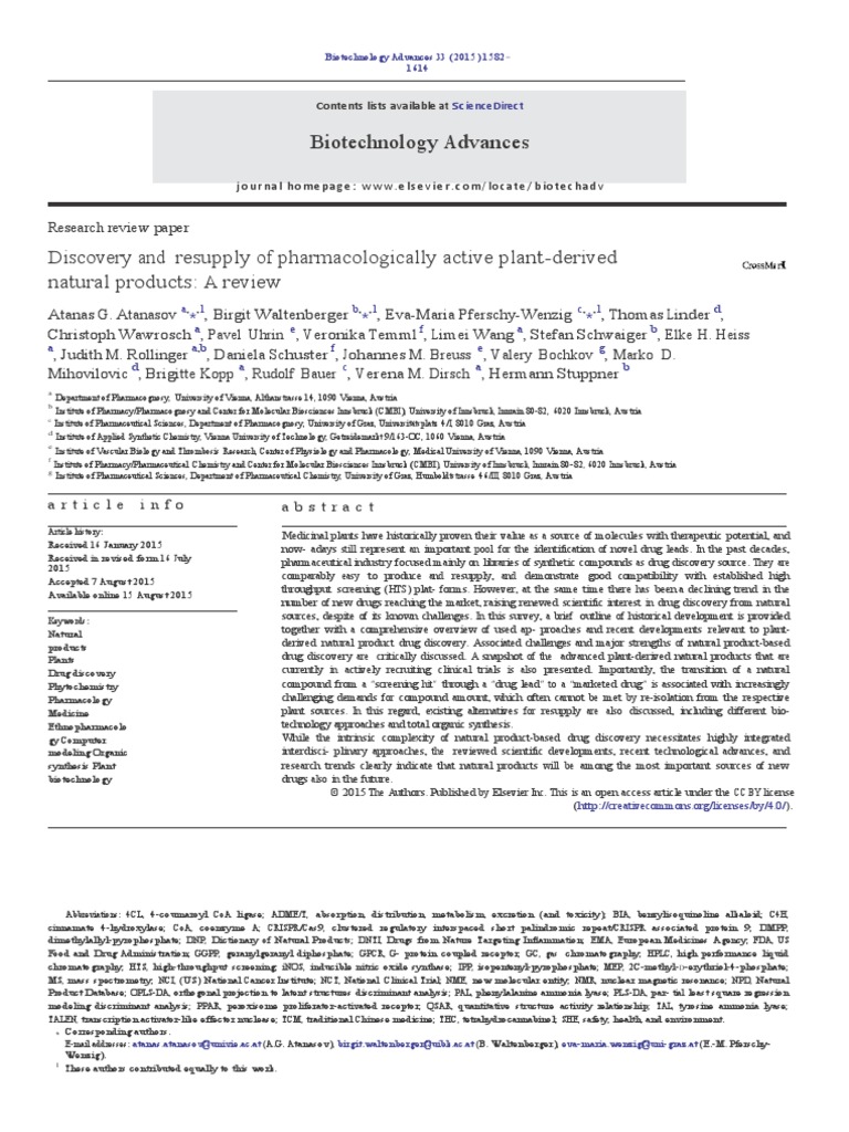 3 Lectura | PDF | Drug Discovery | Natural Products