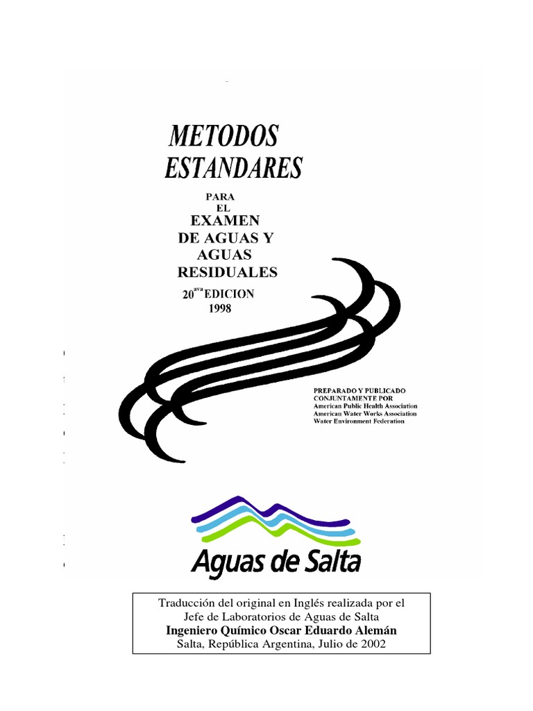Imp - Metodos Estandar para El Analisis Del Agua, PDF, Valoración