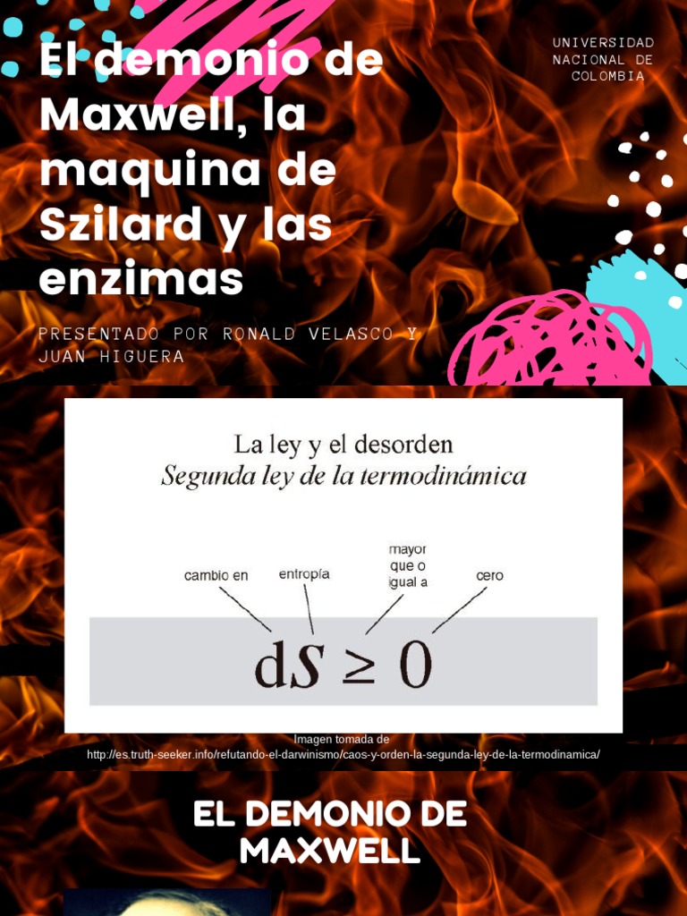 El Demonio de Maxwell, La Maquina de Szilard y Las Proteinas | PDF ...