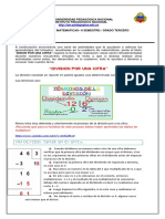 DIVISION POR UNA CIFRA: ACTIVIDADES PARA TERCER GRADO