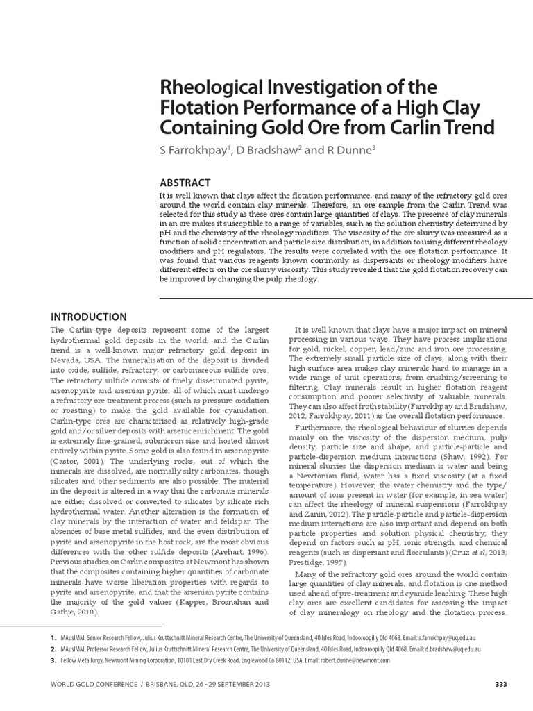02-Rheological Investigation of The Flotation Performance of High Clay ...