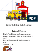 Factors That Affect Student Learning