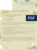 Mayer-Salovey-Caruso Emotional Intelligence Test (Msceit)