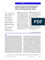 Functional Co-Primary Measures For Clinical Trials in Schizophrenia: Results From The MATRICS Psychometric and Standardization Study