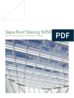 Sapa Roof Glazing 5050: Roof and Sloped Glazing With Freedom of Design