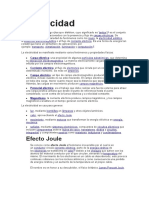 Electricidad: Fenómenos, Propiedades y Aplicaciones de la Energía Eléctrica