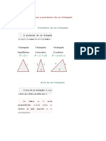 Area y Perimetro de Un Triangulo PDF