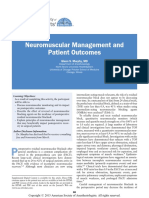 Neuromuscular Outcomes