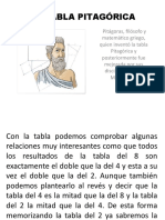 La Tabla de Pitagoras