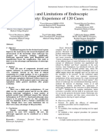 Advantages and Limitations of Endoscopic Septoplasty Experience of 120 Cases