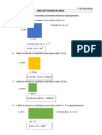 1º de Sec. Área de Figuras Planas